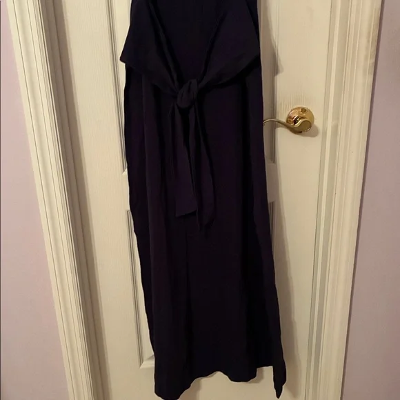 NWT Anthropologie x LSPACE Tie-Waist Blue Maxi Dress Sz M - Picture 5 of 10